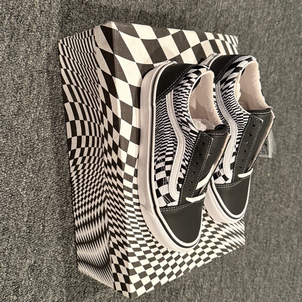 Vans Black and White Checkered Shoes